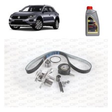Kit distribuzione + p acqua + antigelo per Volkswagen T-Roc 1.6 TDI 2.0 TDI gaso