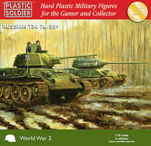 Ww2v20001 wwii russo t34 - 1/72,