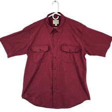 Cabelas Shirt Mens Large Red