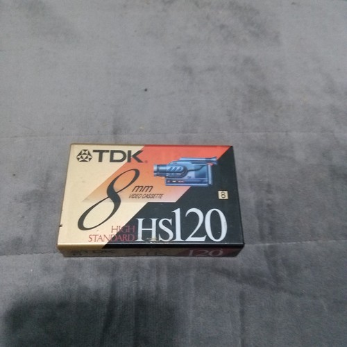 Videocassetta tdk hs120 8mm - tdk,