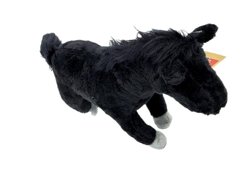 Cavallo peluche nero - cavallo,