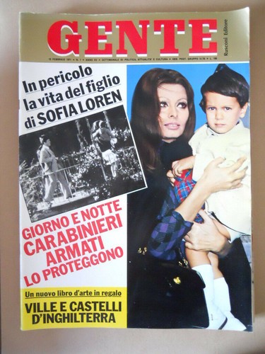 Gente 1971 sofia loren - gente,