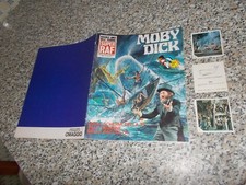 ALBUM MOBY DICK SUPER RAF 1973 ORIGINALE VUOTO PERFETTO QUASI EDICOLA+3 FIGURINE