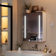 Armadio specchio bagno led