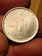 Splendida 100 LIRE 1961 - CITTÀ DEL VATICANO - PAPA GIOVANNI XXIII QFDC