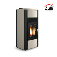 STUFA A PELLET ECOFIRE IDRO13  PALAZZETTI CARLA IDRO BEIGE