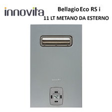 Scaldabagno gas Metano Innovita camera stagna da esterno 11 LT Bellagio Eco RS i