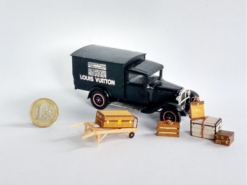 Antico camion louis - louis, di