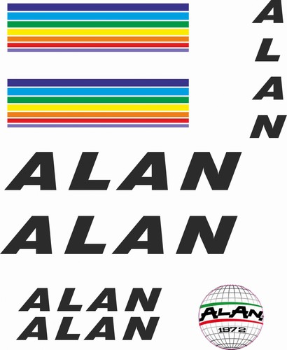 Adesivi telaio alan vintage - alan,