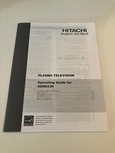 Guida operativa hitachi - hitachi, per