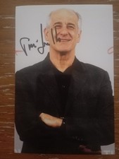 TONI SERVILLO AUTOGRAFO ORIGINALE SPLENDIDA FOTO 10x15cm SIGNED ATTORE ITA TONY