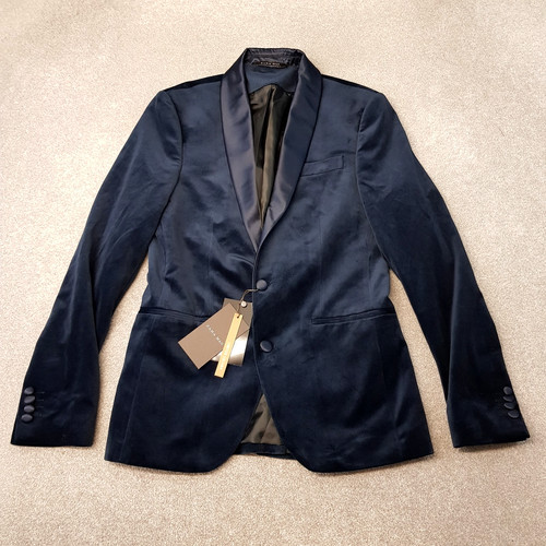 Giacca zara grande blu - zara,