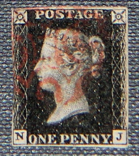 1840 penny black - gb,