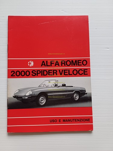 Alfa romeo 2000 spider - 2000,