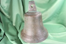 Campana de bronce con badajo original. Muy grande. S.XVIII Bronze bell Very Big