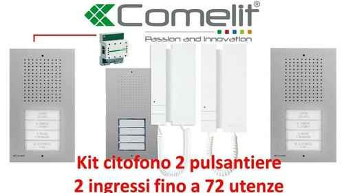 Kit citofono bifamiliare - kit,