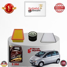 KIT TAGLIANDO FILTRI + OLIO FIAT IDEA 1.4 16V 70KW 95CV DAL 2004 -> 2012