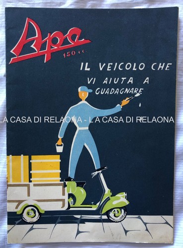 Libretto pubblicitario ape - libretto,