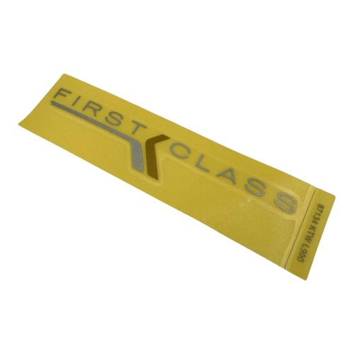 Scritta first class originale - first,