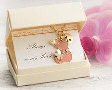 Collana gatto rosso come