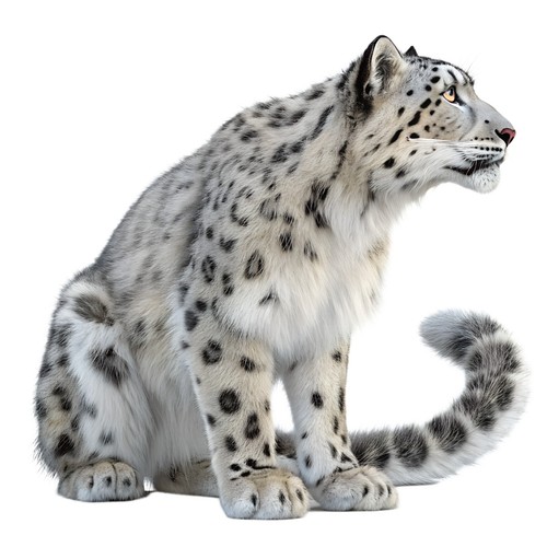 Adesivi leopardo delle nevi - adesivi,
