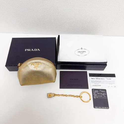 Prada portachiavi oro - prada,