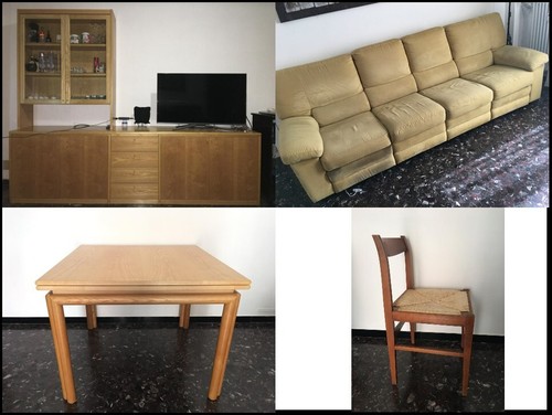 Sala completa divano 4 posti - completa:, (divano