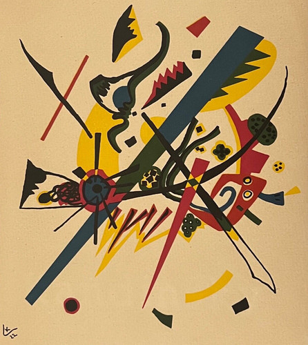 Wassily kandinsky litografia - kandinsky, "