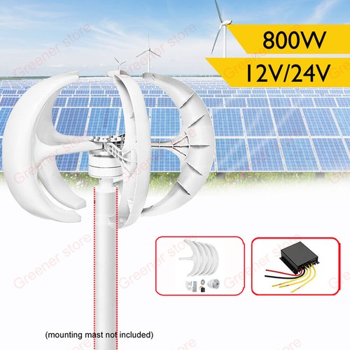 800w 12v 24v lanterna - 12v, turbina
