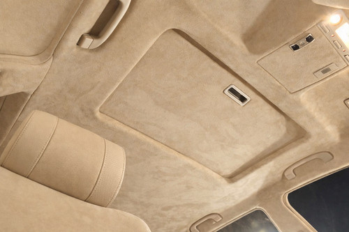 Beige suede tessuto cielo - beige,