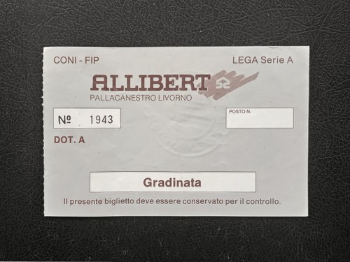 Biglietto usato basket - biglietto,