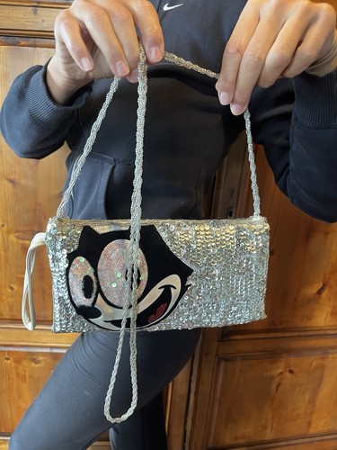 Pochette paillettes tracolla - pochette,