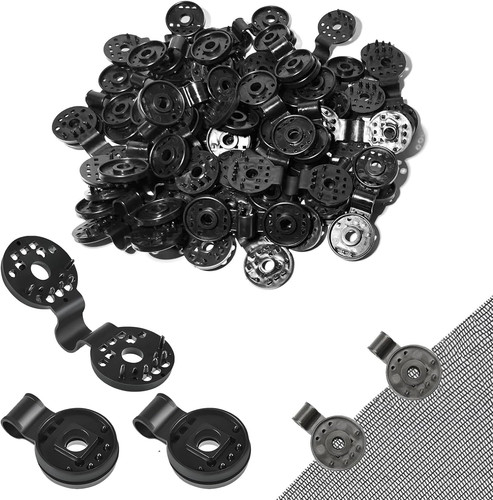 100 pezzi clip plastica per - in,