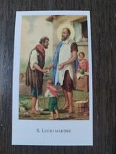 San Lucio, Sant'Uguzzone, Holy Card, Paco 128, Patrono produttori di formaggio e