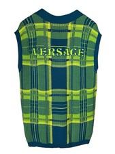 Versace gilet uomo check