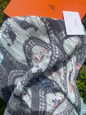 Hermes pleated scarf - pleated, 90