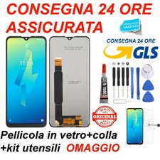 DISPLAY LCD ORIGINALE WIKO POWER U10 U20 U30 TOUCH SCREEN VETRO SCHERMO NERO