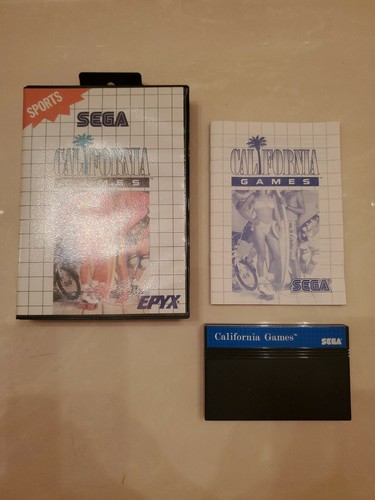 California games sega master - games,