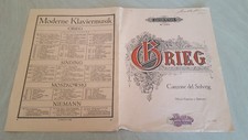SPARTITO D'EPOCA GRIEG CANZONE
