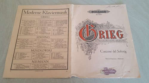 Spartito epoca grieg - spartito,
