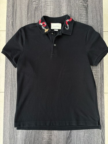 Polo gucci uomo nera kingsnake - gucci,