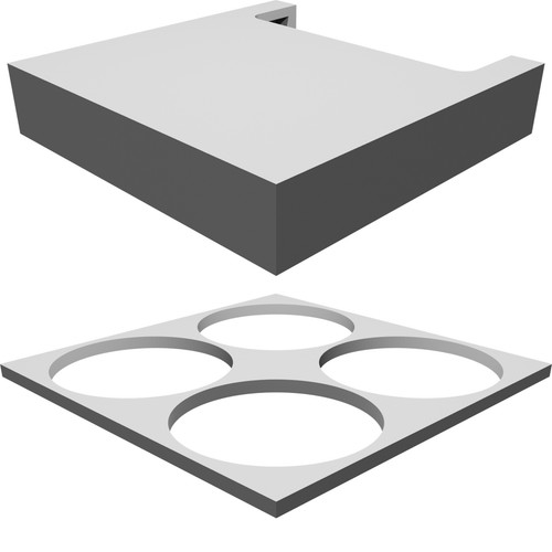Supporto condensatori - supporto,