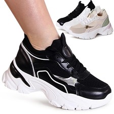 Sneaker Donna Plateau Con