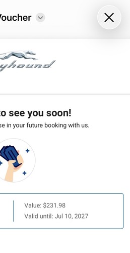 Voucher greyhound per - voucher,