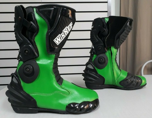 Stivali pelle per moto - in,