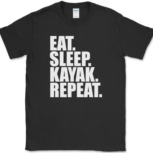 Maglietta eat sleep - eat, kayak