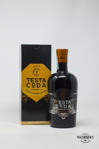 London dry gin testa coda - testa, navy