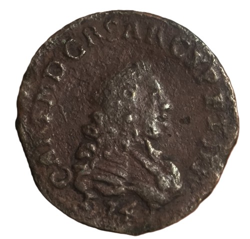 Moneta mezzo cagliarese 1741 - cagliarese,