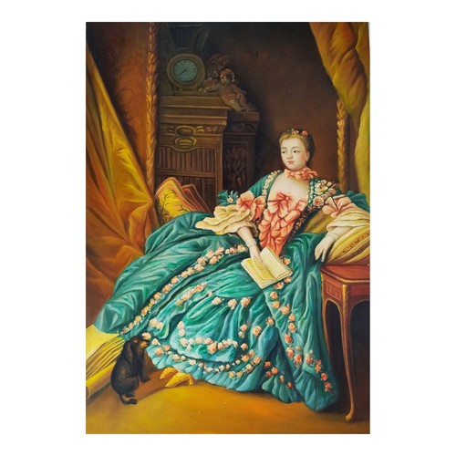 Quadro olio tela - olio, dama