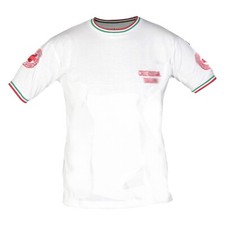 T-SHIRT CROCE RICAMATA COTONE